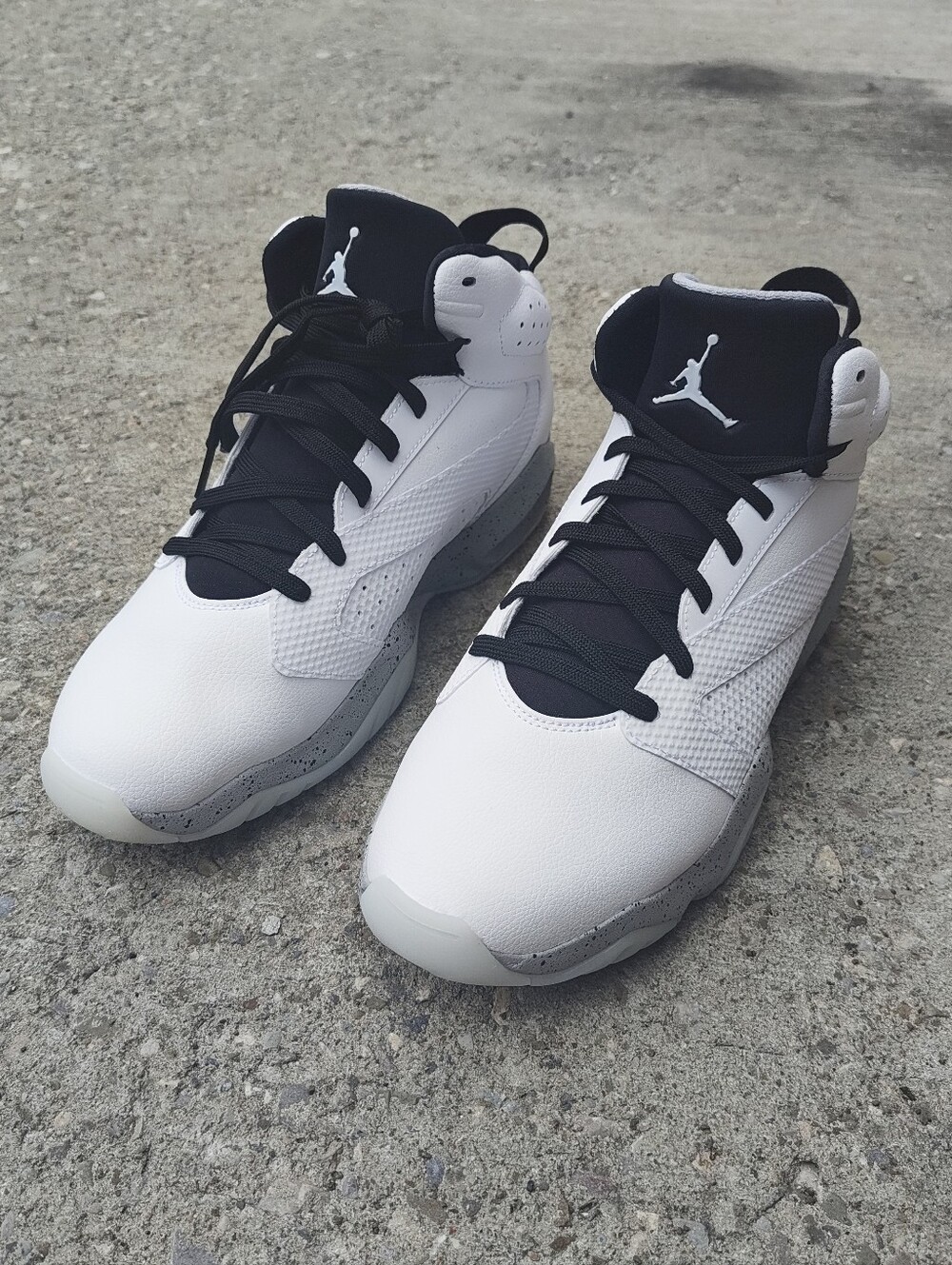 Nike Jordan Lift Off Men's Athletic Shoe Size 10 White Black Wolf Gray